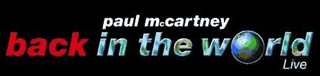 paul mccartney back in the world live